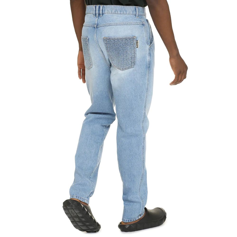 Balmain Cropped Straight Jeans by Balmain