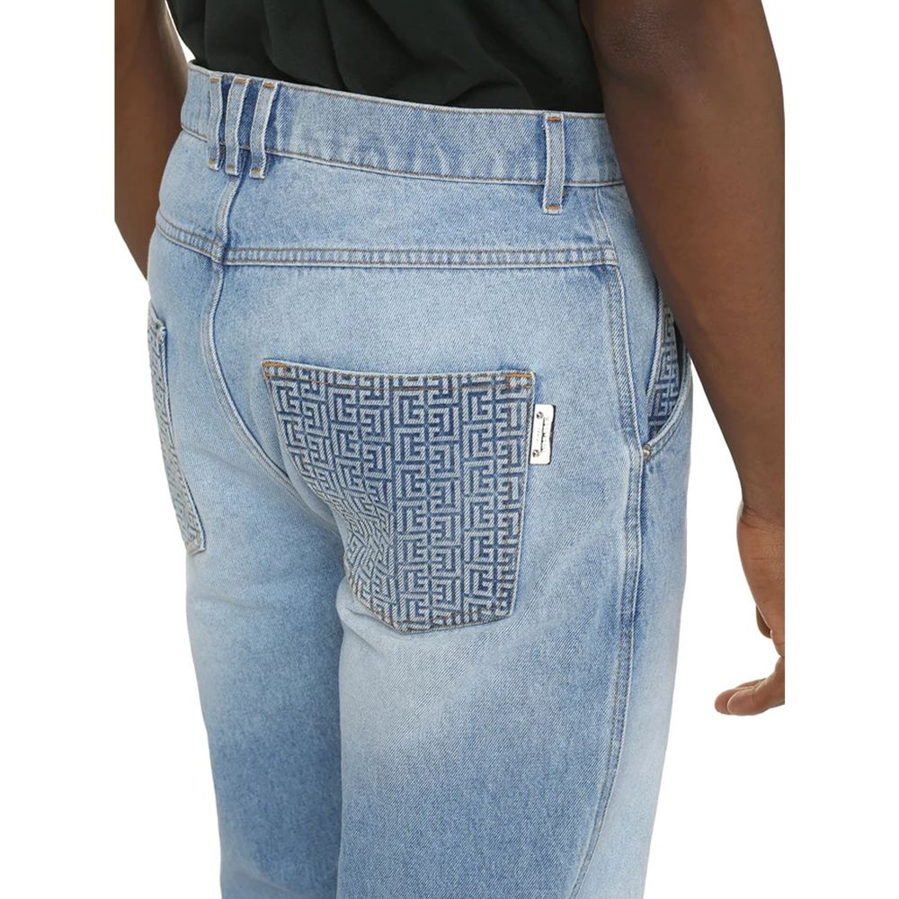 Balmain Cropped Straight Jeans by Balmain