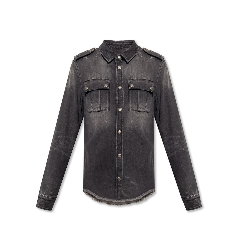 Balmain Cotton Denim Shirt by Balmain