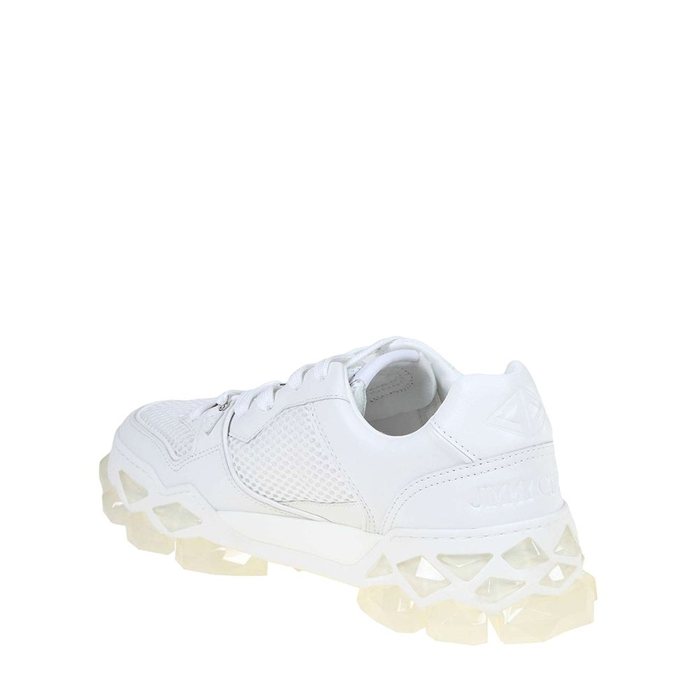 Jimmy Choo Diamond Leather Sneakers by Jimmy Choo