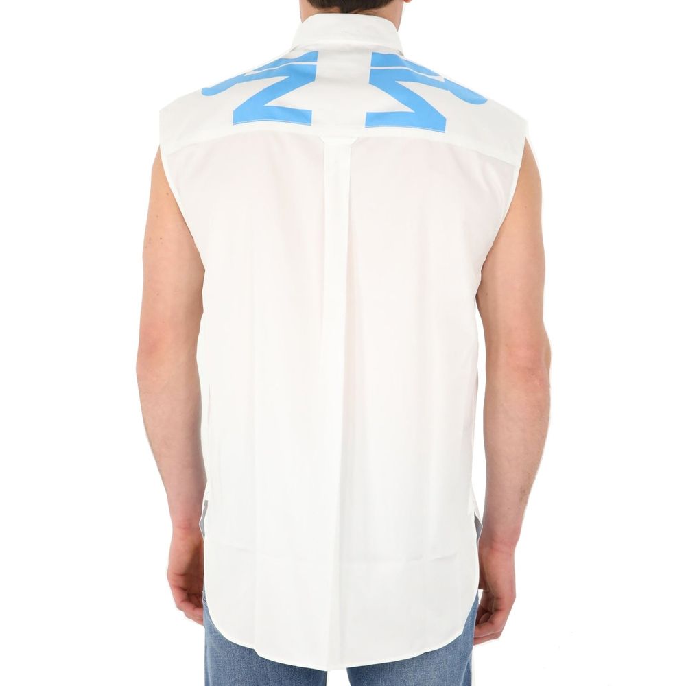 Chemise imprimée en coton Burberry
