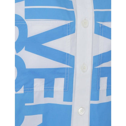 Chemise imprimée en coton Burberry
