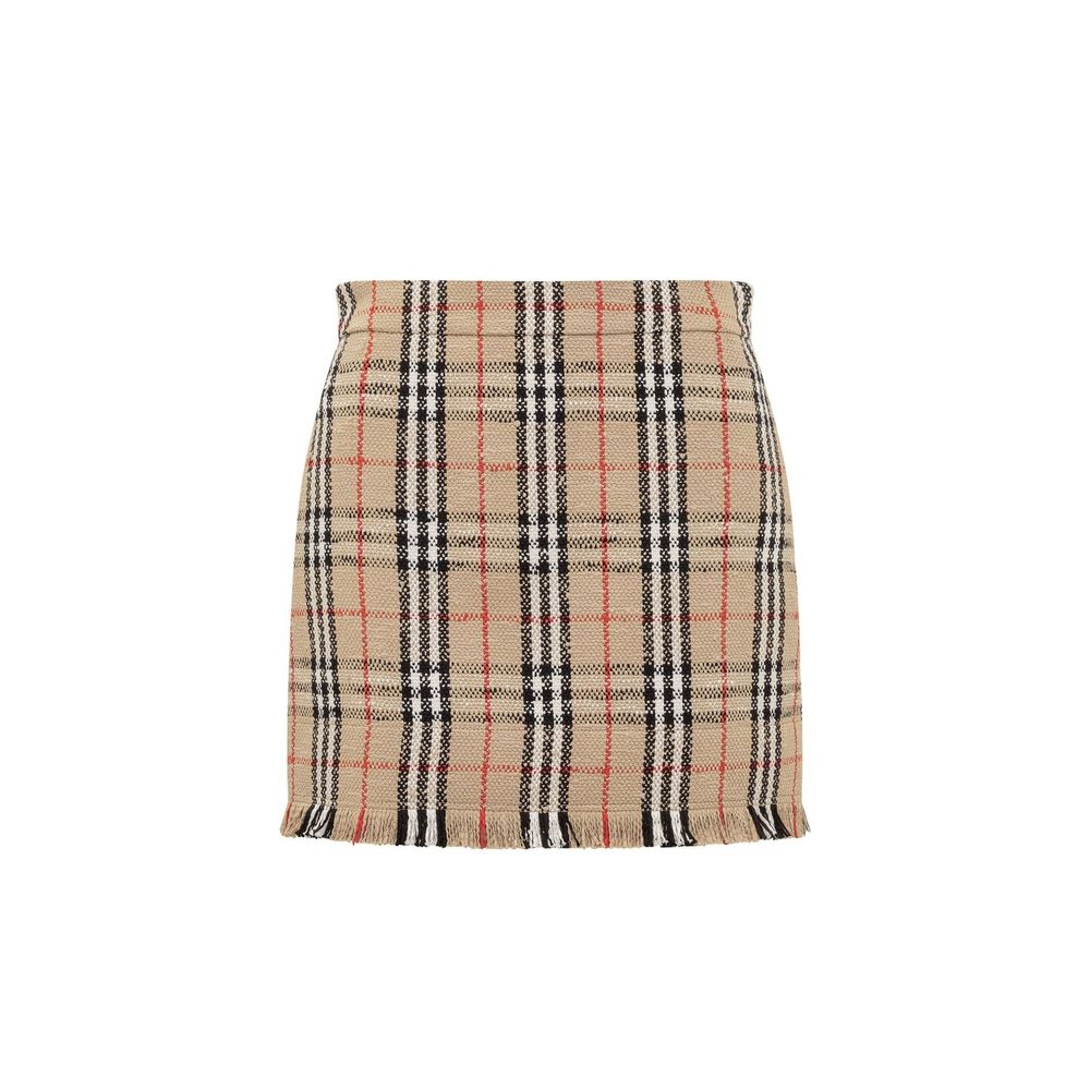 Mini-jupe Burberry à motifs vintage