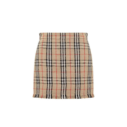 Mini-jupe Burberry à motifs vintage