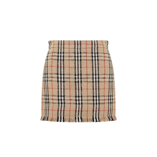 Mini-jupe Burberry à motifs vintage