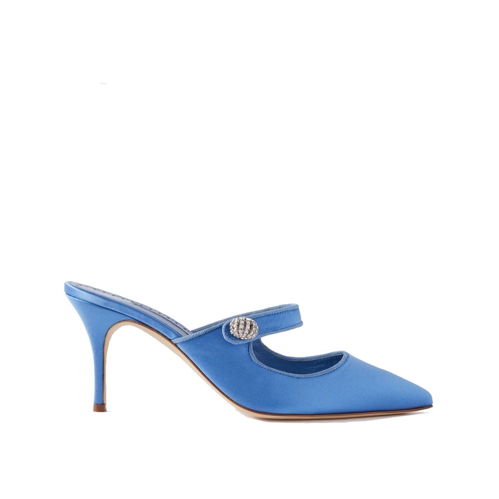 Manolo Blahnik Camparimu Jewel 070 Mules by Manolo Blahnik