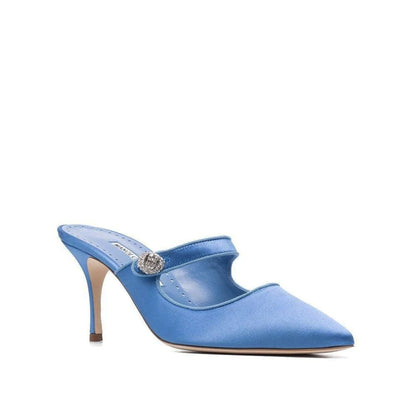 Manolo Blahnik Camparimu Jewel 070 Mules by Manolo Blahnik