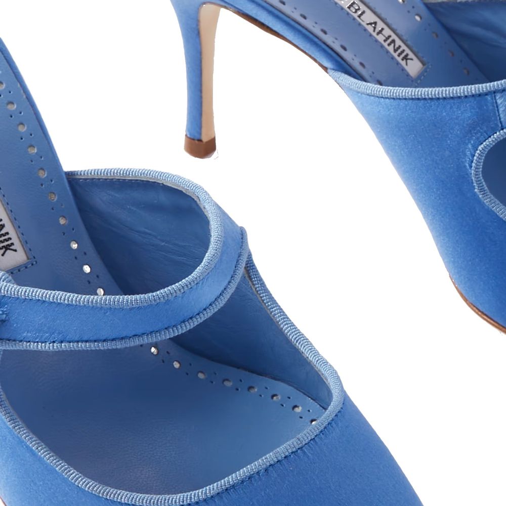 Manolo Blahnik Camparimu Jewel 070 Mules by Manolo Blahnik