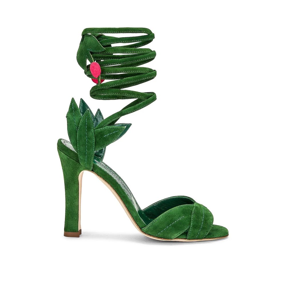 Manolo Blahnik Ossie 105 Wrap Sandals by Manolo Blahnik