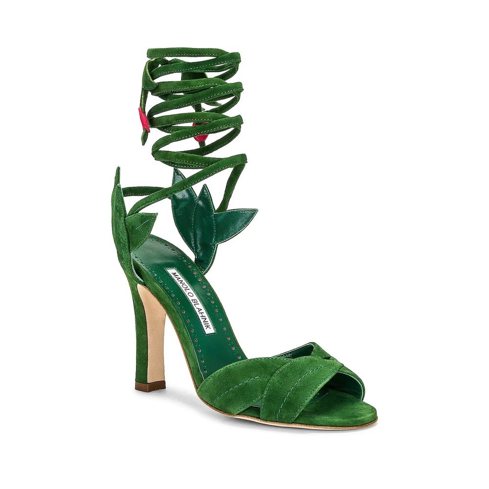 Manolo Blahnik Ossie 105 Wrap Sandals by Manolo Blahnik