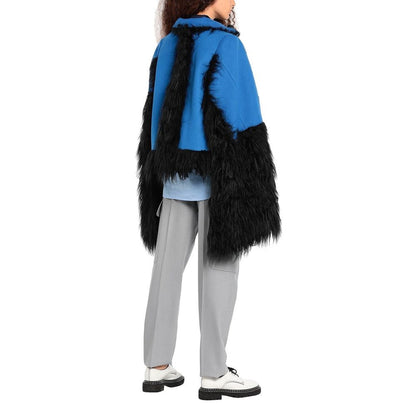 Maison Margiela Faux Fur Trimmed Cape Jacket by Maison Margiela