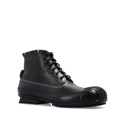 Maison Margiela Leather High-Top Sneakers by Maison Margiela