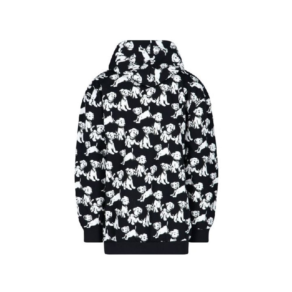 Sweat-shirt à capuche imprimé chiens Céline