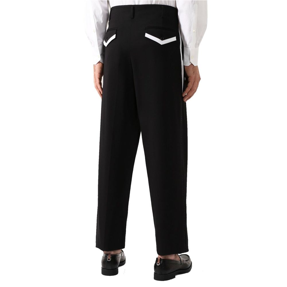 Dolce &amp; Gabbana Side Stripe Pleat Trousers