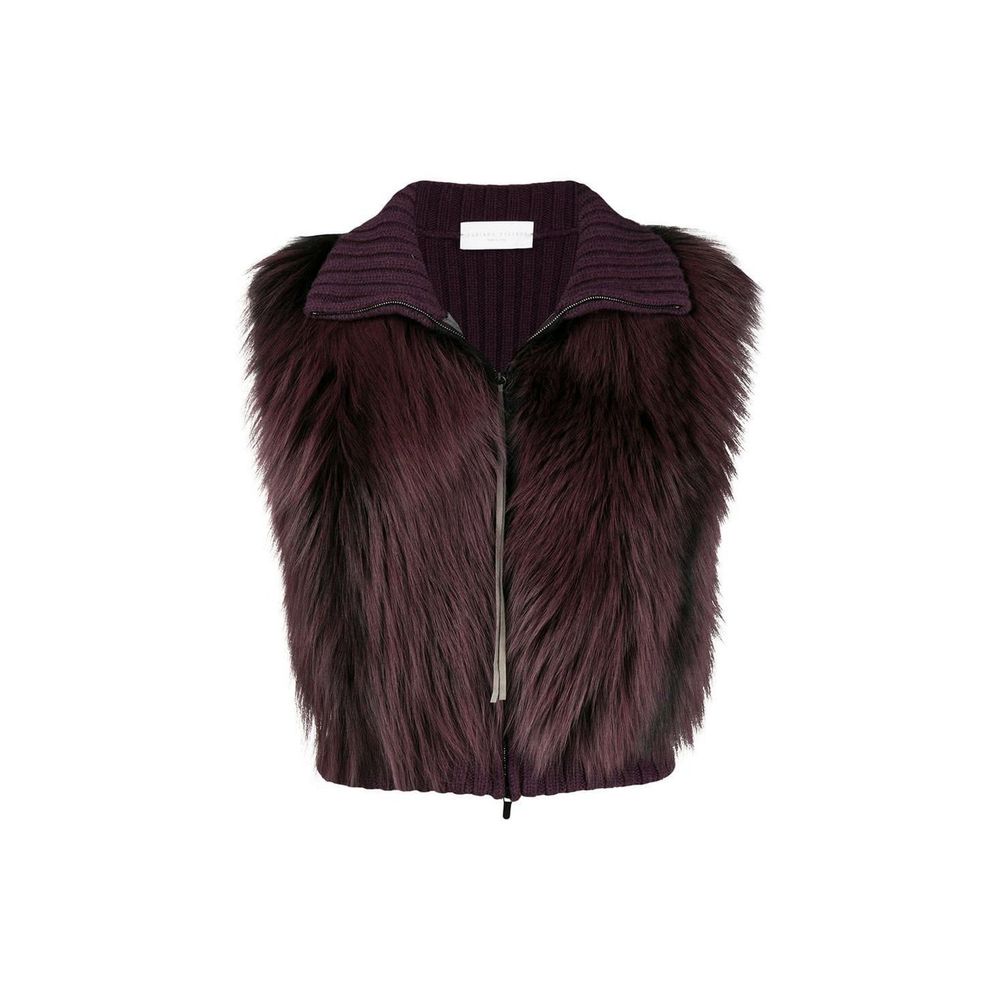 Fabiana Filippi Fox Fur Knitted Vest Jacket by Fabiana Filippi