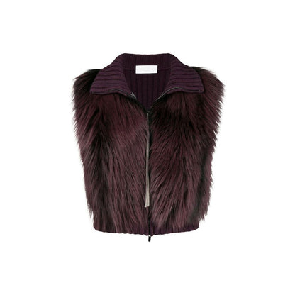 Fabiana Filippi Fox Fur Knitted Vest Jacket by Fabiana Filippi