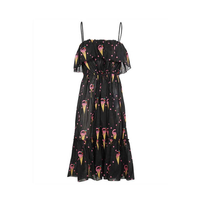 Robe à imprimé crème glacée Gucci