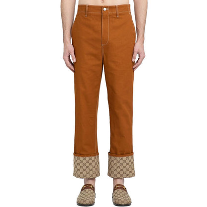 Pantalon en coton Gucci GG