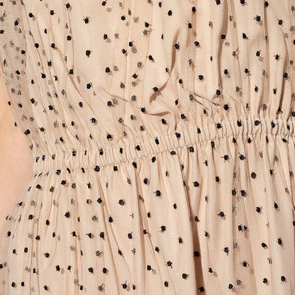 Robe en tulle à une épaule Gucci