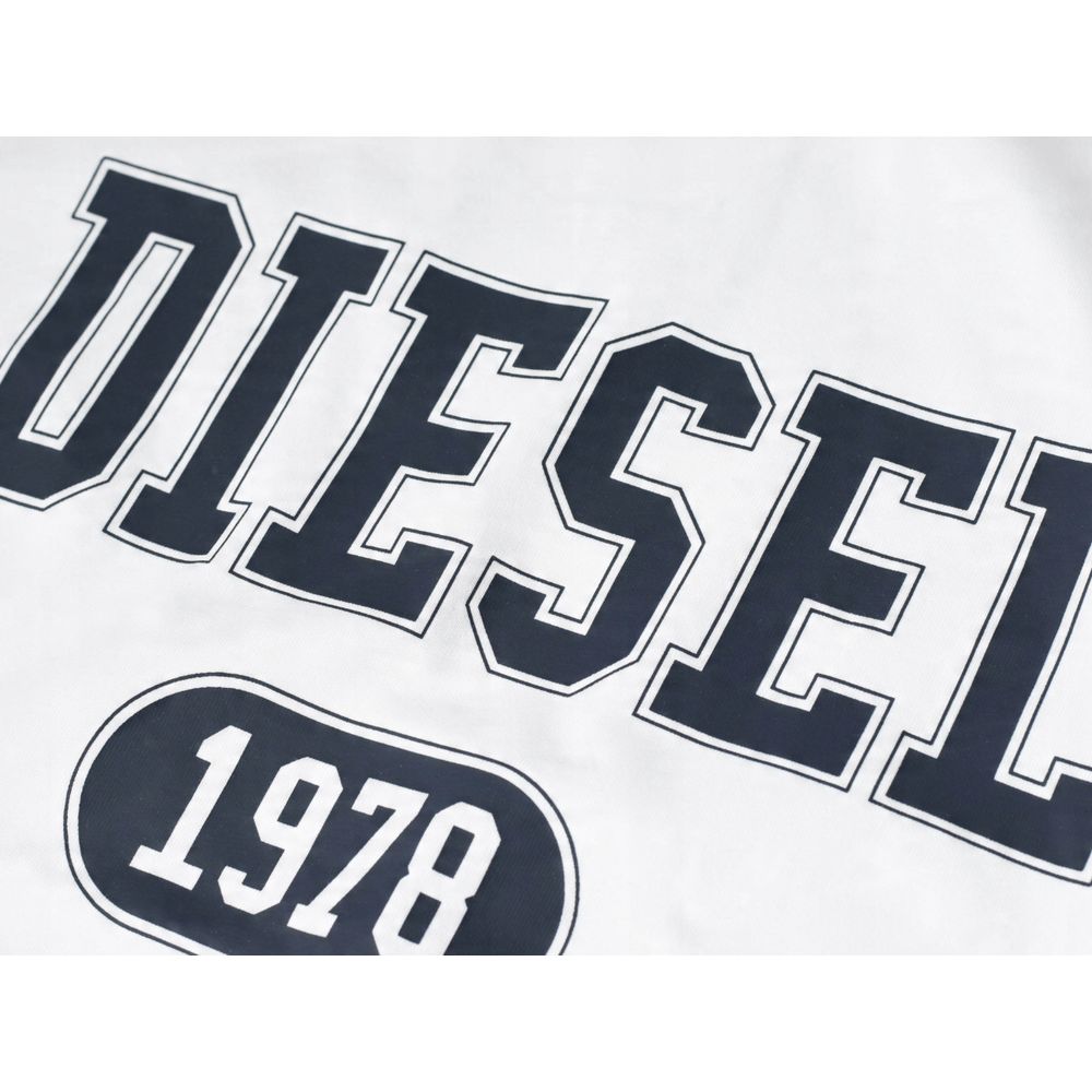 T-shirt en coton blanc Diesel