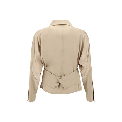 Chemise habotai ceinturée PINKO