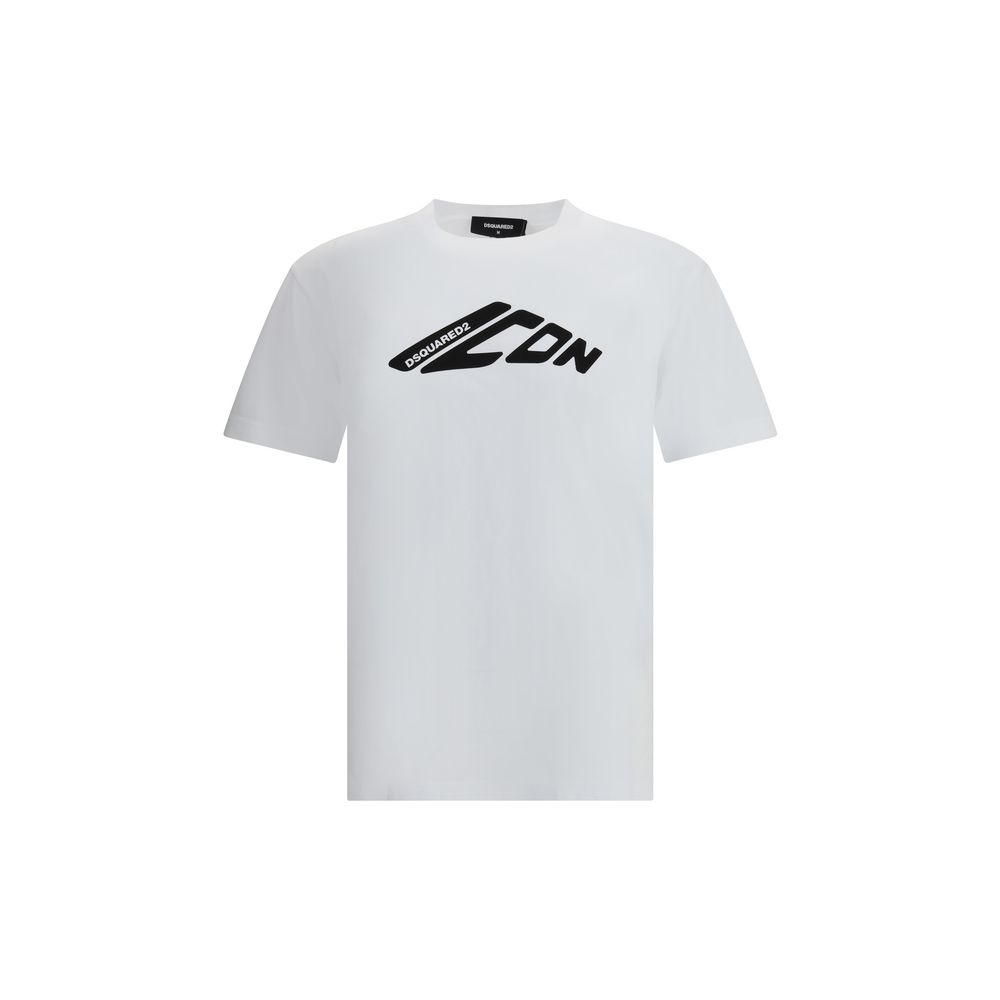 Dsquared2 Logoed T Shirt Cotton Jersey Luxury White
