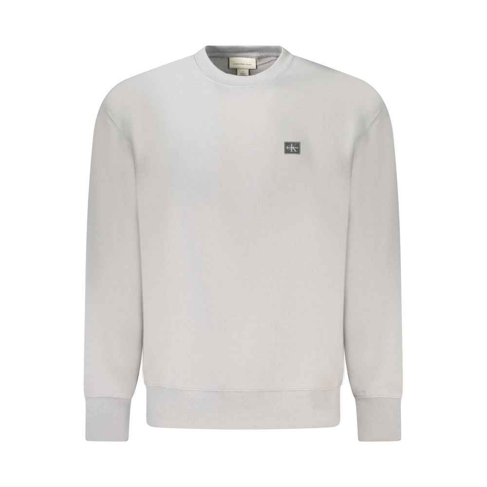 Calvin Klein Gray Cotton Men Sweater