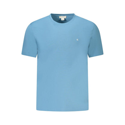 T-shirt homme en coton bleu Calvin Klein