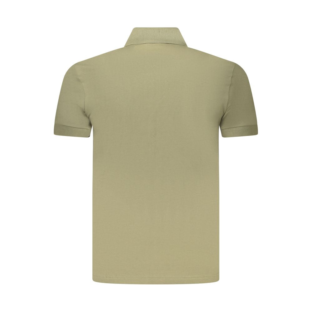 Polo Hugo Boss en coton vert pour homme