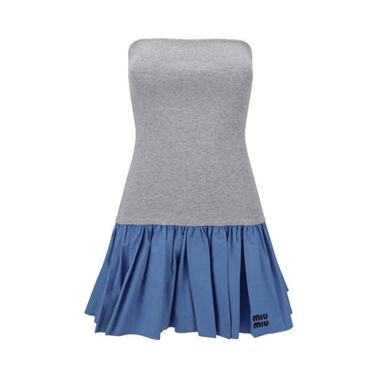 Mini-robe sans manches Miu Miu