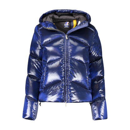 K-WAY Blue Polyamide Jackets & Coat by K-WAY