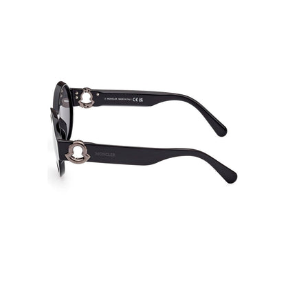 Lunettes de soleil noires pantographes Moncler