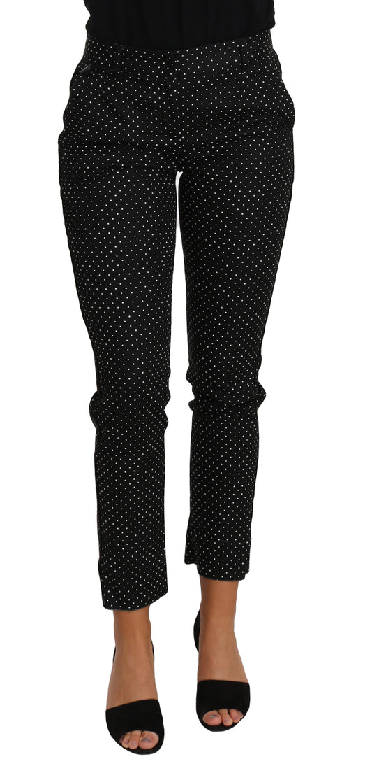 Pantalon court élégant à pois Dolce &amp; Gabbana