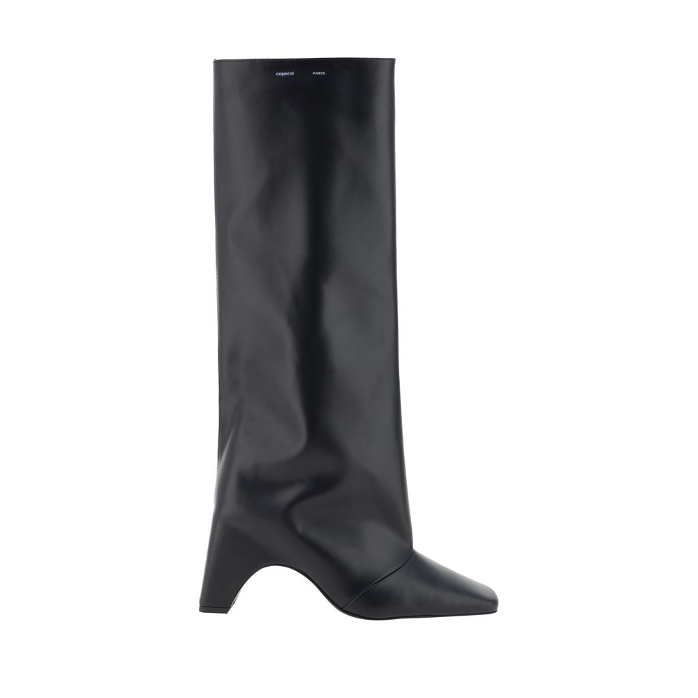 Coperni Bridge Leather High Boots Architectural - Knee High
