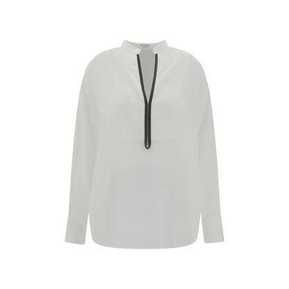 Blouse en soie Brunello Cucinelli