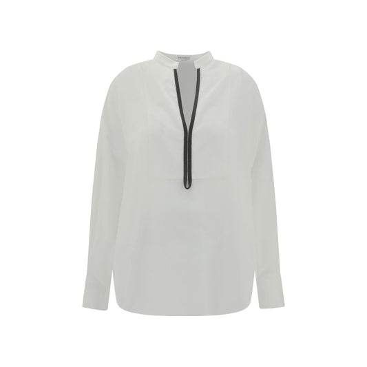 Blouse en soie Brunello Cucinelli