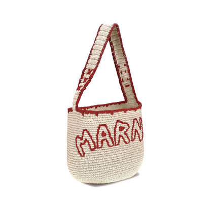 Marni Medium Nassa Shoulder Bag Raffia Natural/Medium