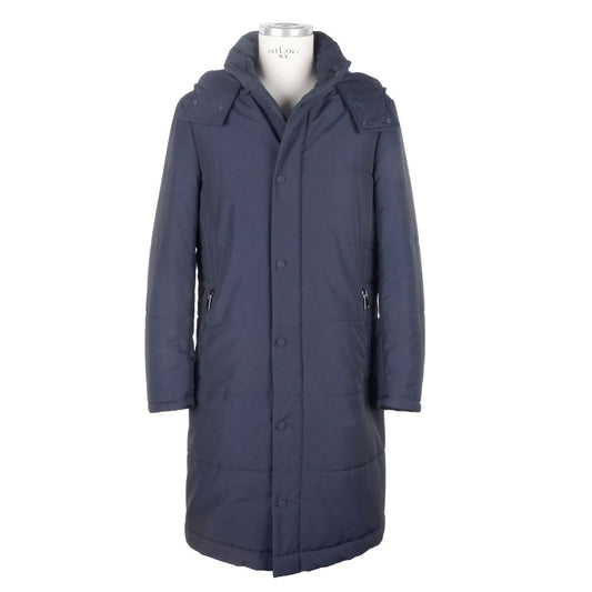 Veste en laine bleue fabriquée en Italie