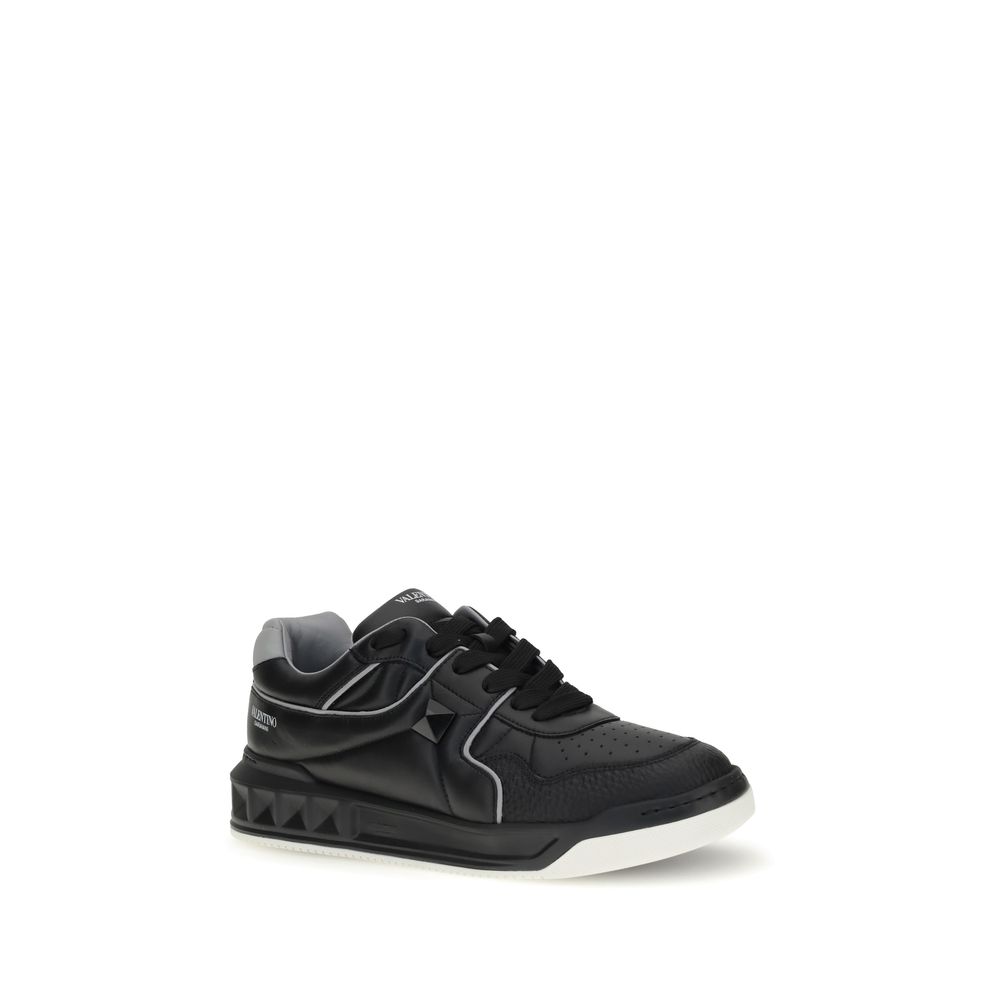 Valentino Garavani One Stud Sneaker Leer Luxe Laagtop