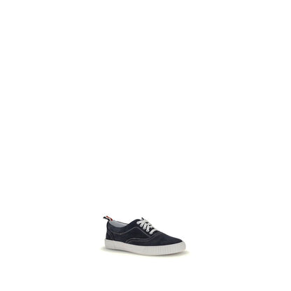 Thom Browne Leather Sneakers Signature Grosgrain Loops