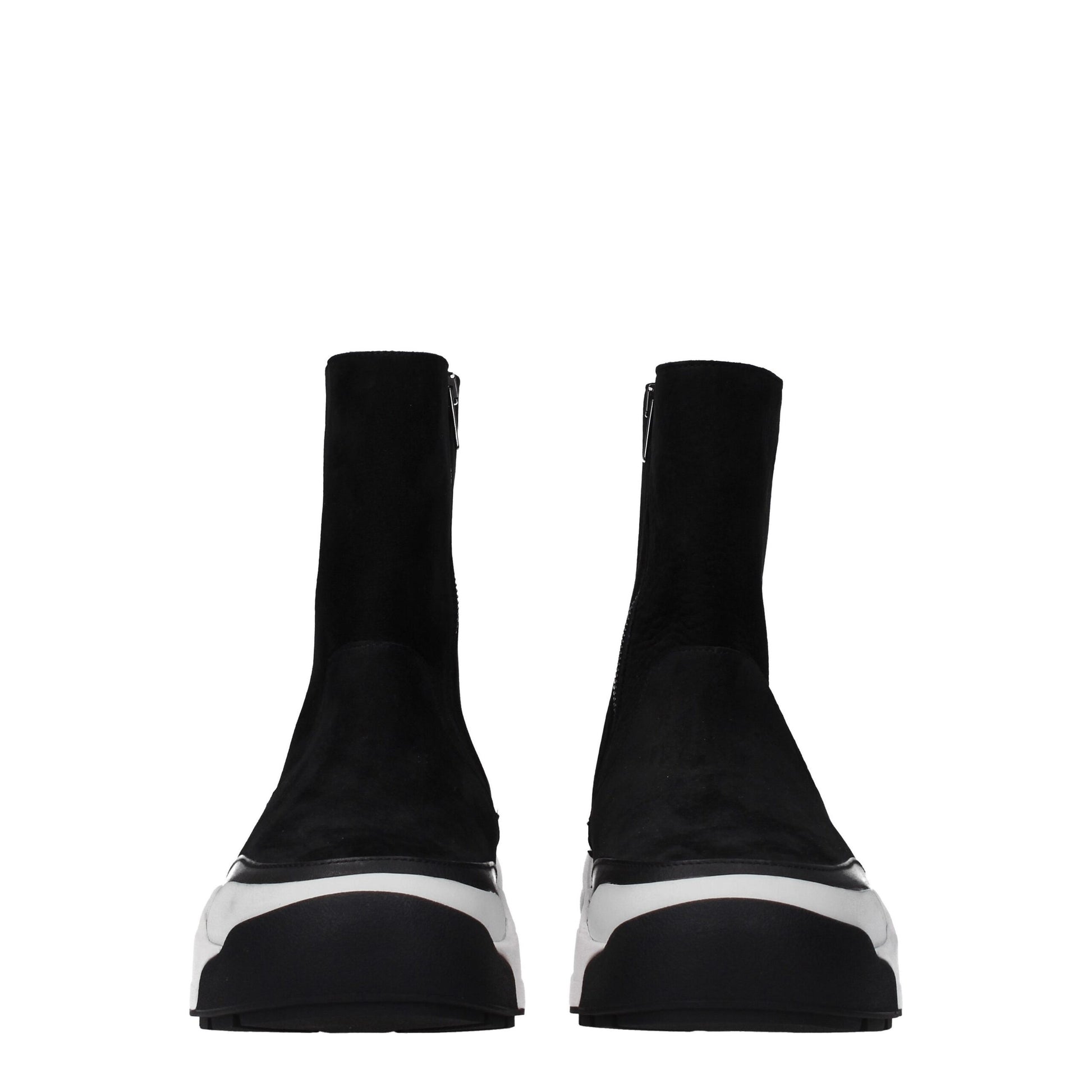 Kenzo Black Leather Ankle Boots by Kenzo