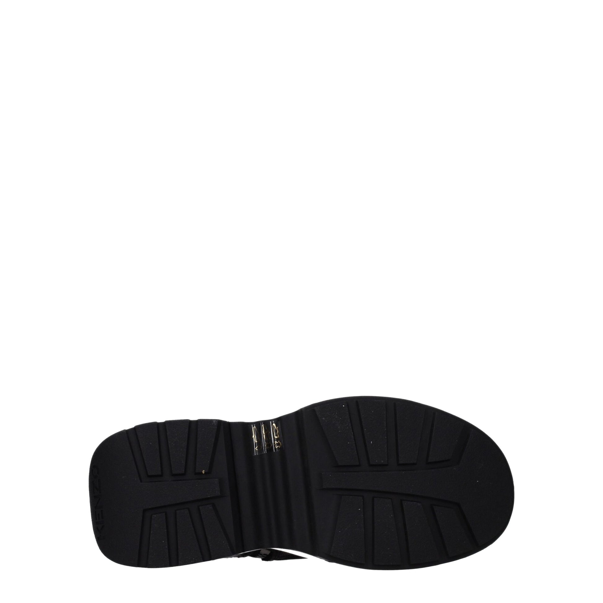 Kenzo Black Leather Ankle Boots by Kenzo