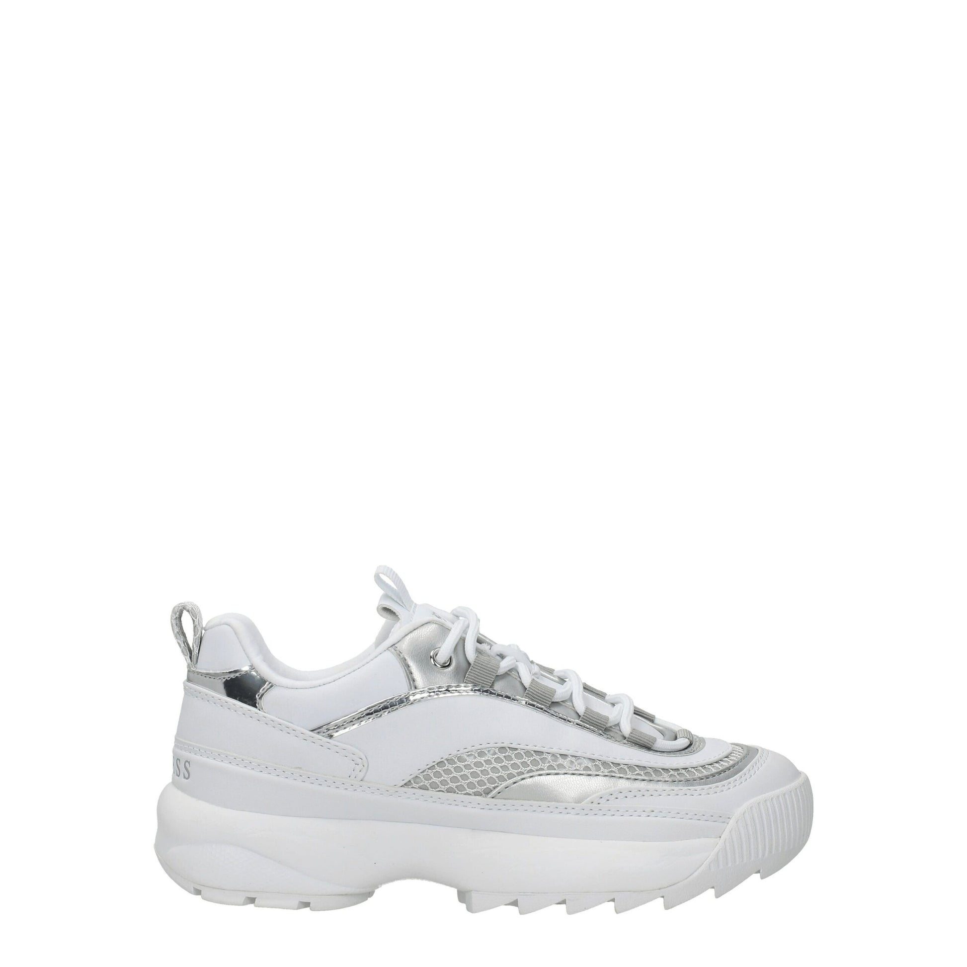 Guess White Polyethylene Chunky Sneakers by Guess