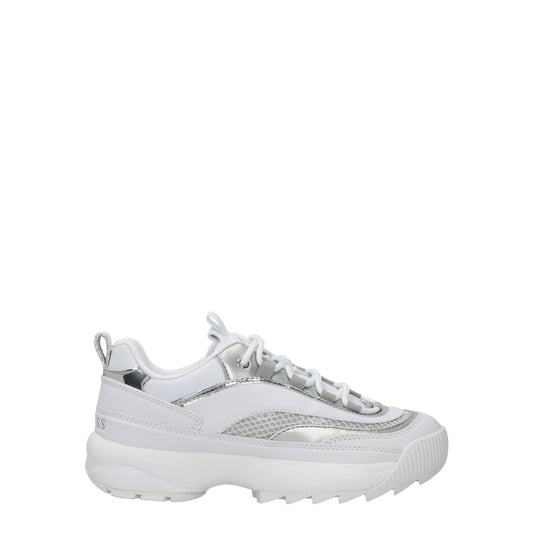 Guess White Polyethylene Chunky Sneakers by Guess
