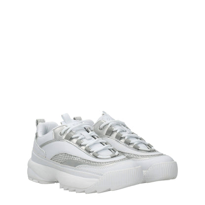 Guess White Polyethylene Chunky Sneakers by Guess