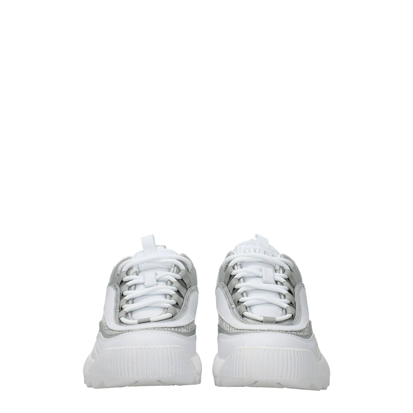 Guess White Polyethylene Chunky Sneakers by Guess