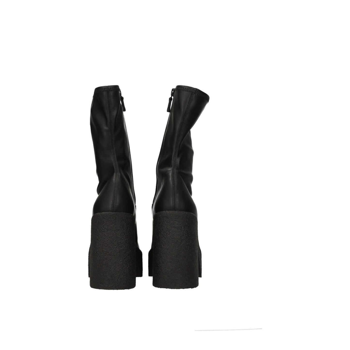 Stella McCartney Black Leather Ankle Boots by Stella McCartney
