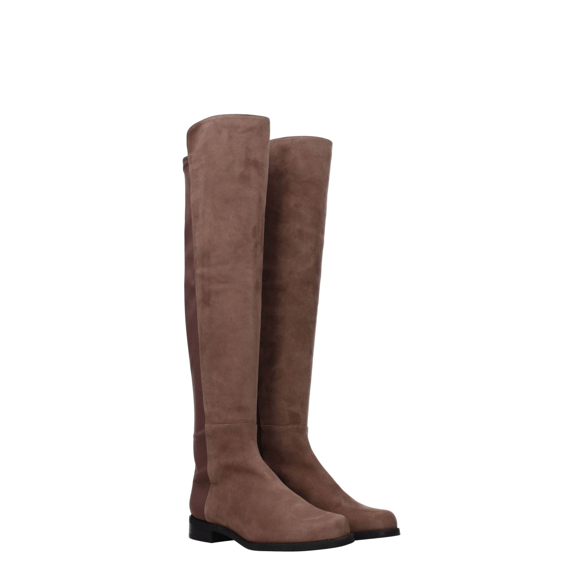 Stuart Weitzman Brown Leather Over The Knee by Stuart Weitzman