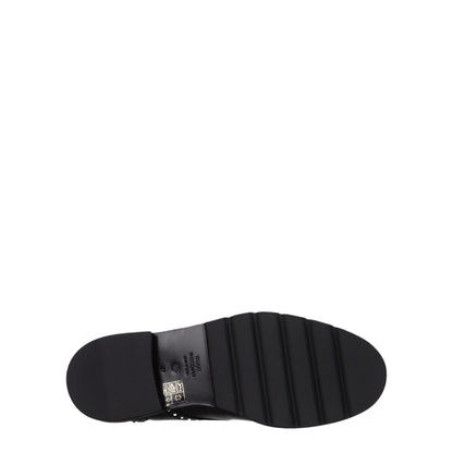 Stuart Weitzman Black Leather Ankle Boots by Stuart Weitzman