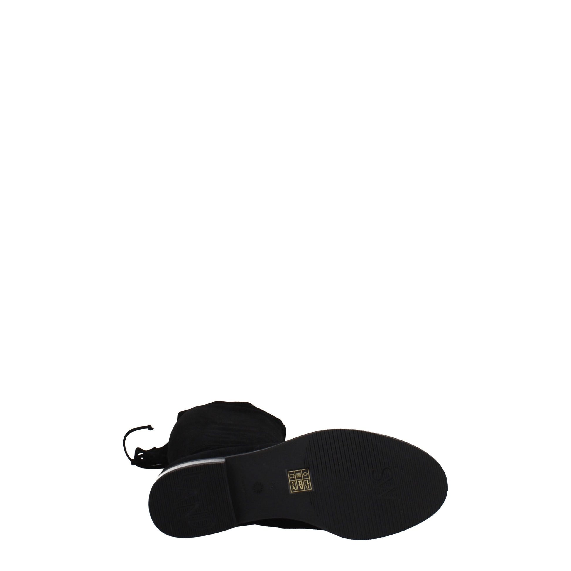Stuart Weitzman Black Leather Over The Knee by Stuart Weitzman